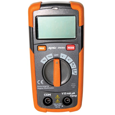 SP DIGITAL MULTIMETER - POCKET SIZE WITH TEMPERATURE 